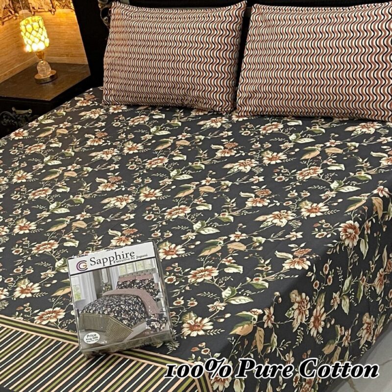 Bed Sheet Set-Double (3-Pcs) BSD-113