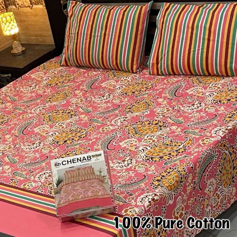 Bed Sheet Set-Double (3-Pcs) BSD-105
