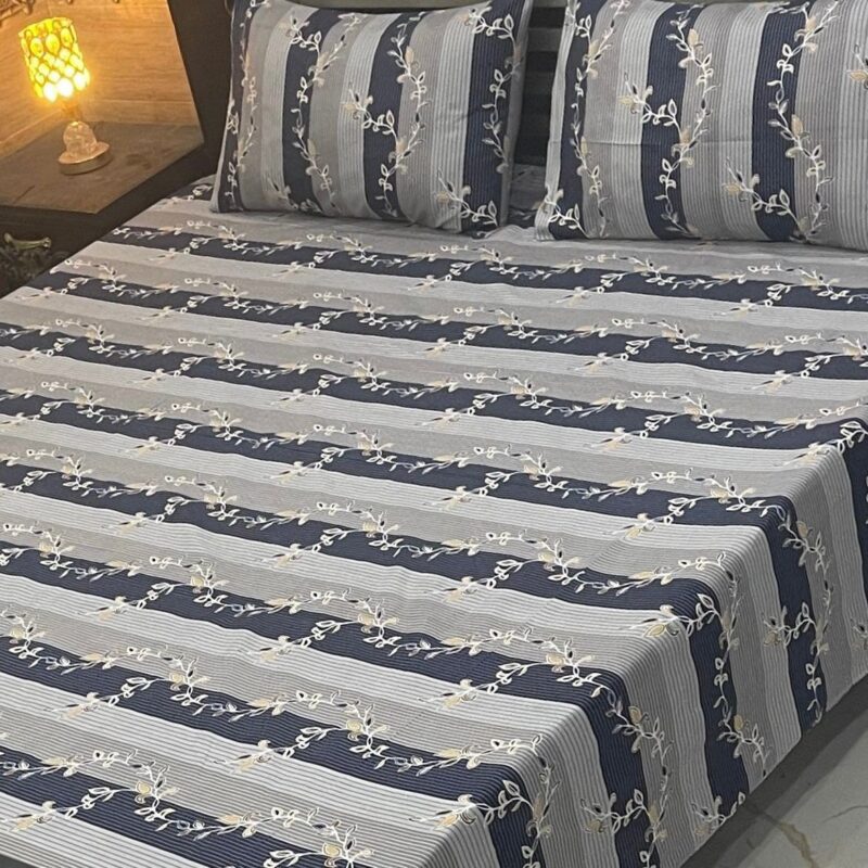 Bed Sheet Set-Double (3-Pcs) BSD-103