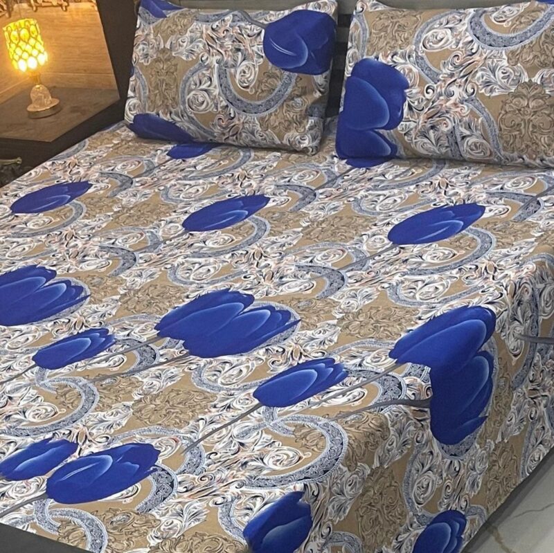 Bed Sheet Set-Double (3-Pcs) BSD-104