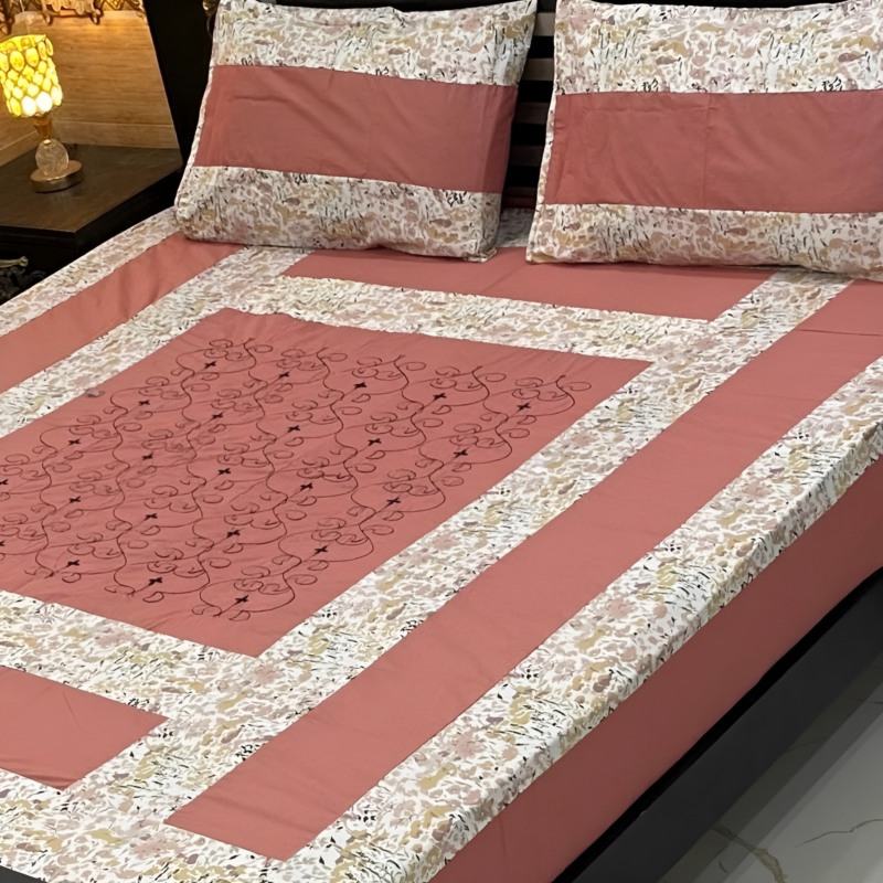 Bed Sheet Set-Double (3-Pcs) BSCD-317