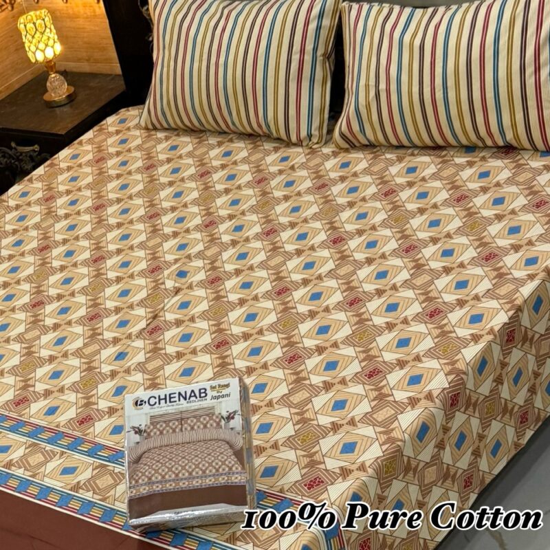 Bed Sheet Set-Double (3-Pcs) BSD-331